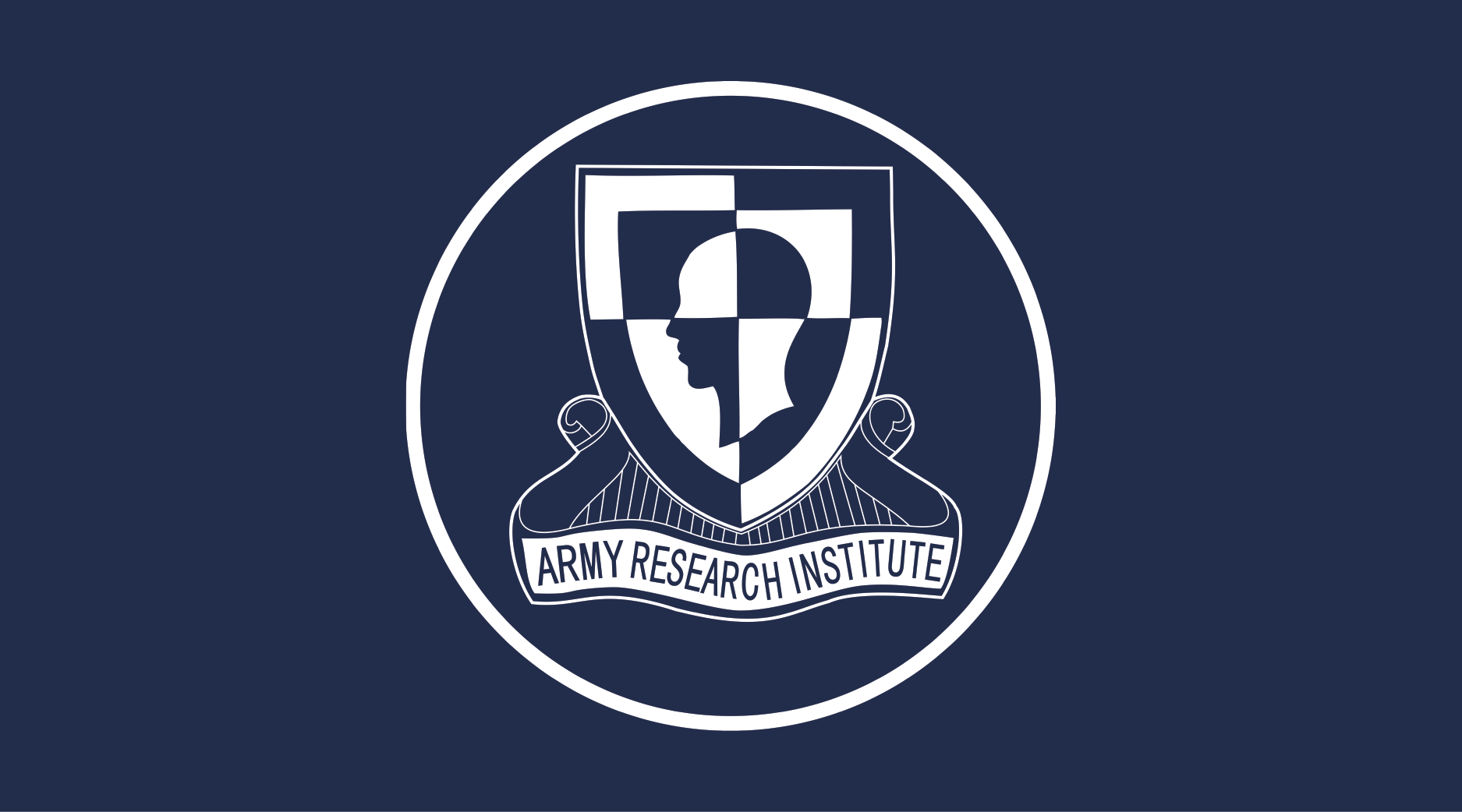 US ARI logo - white on UVA blue