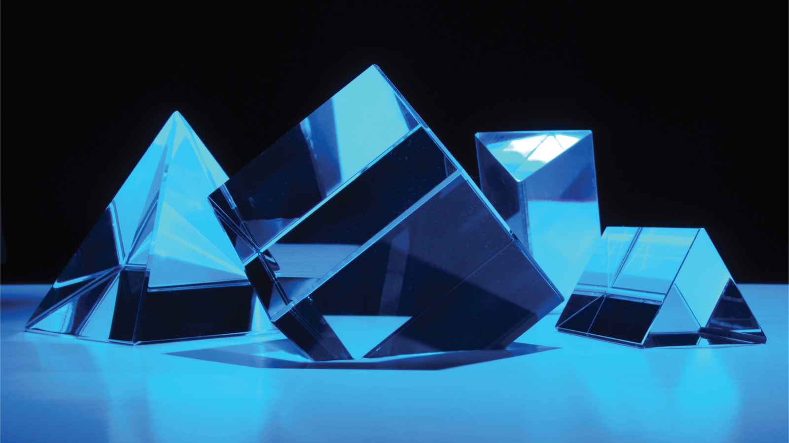 Blue prisms