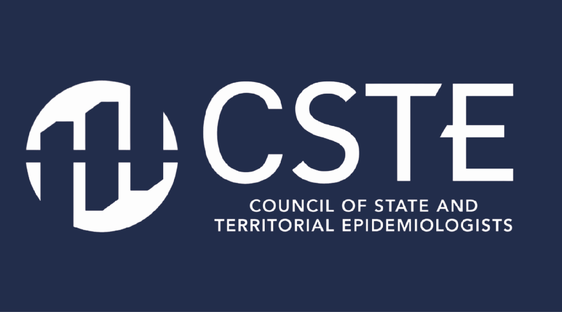 CSTE logo - white on UVA blue