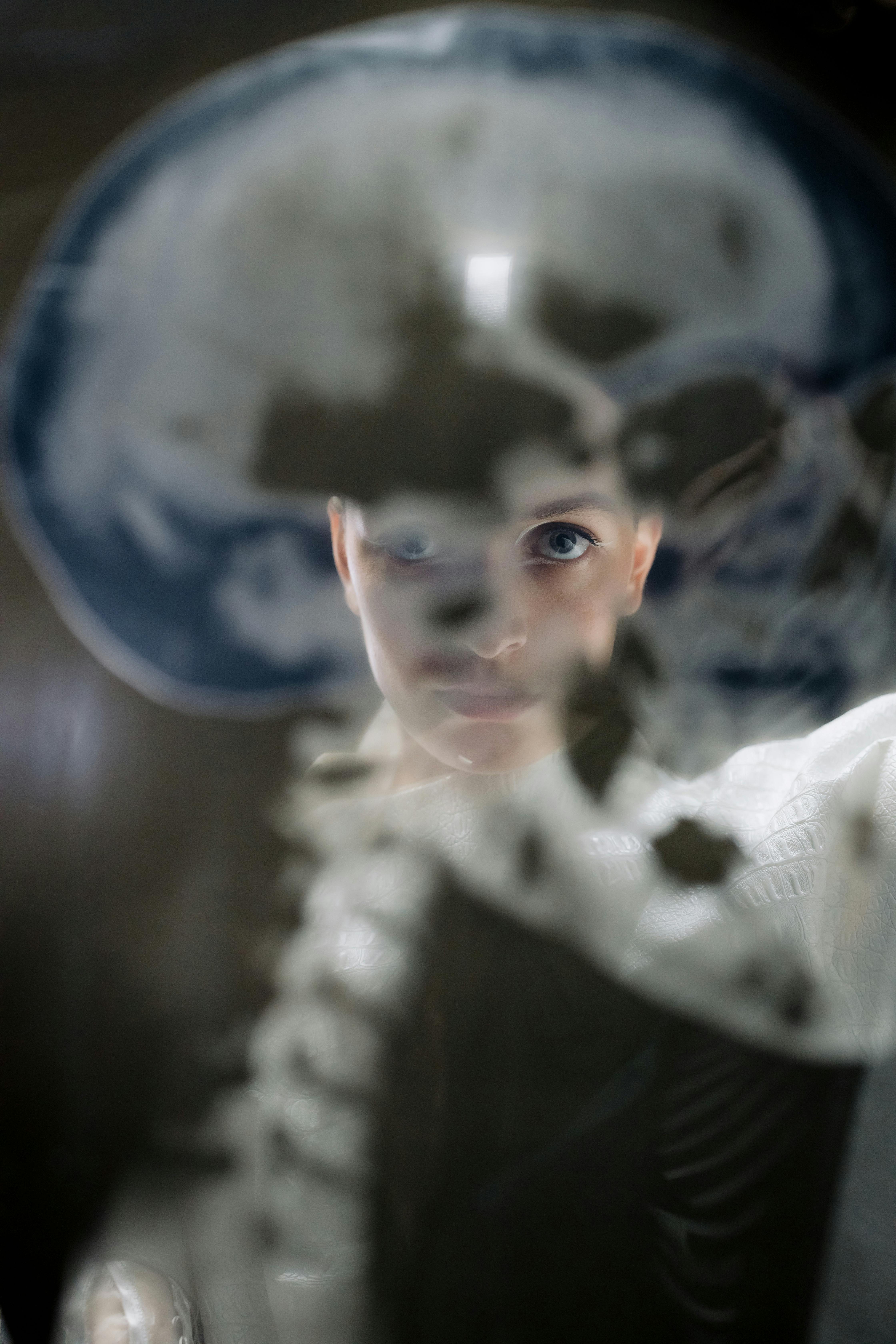 person examining x-ray