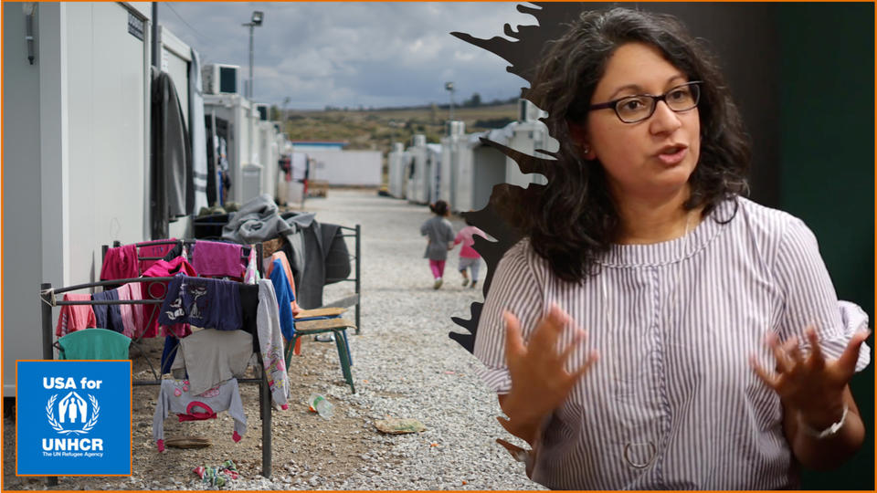 Seema Iyer and UNHCR