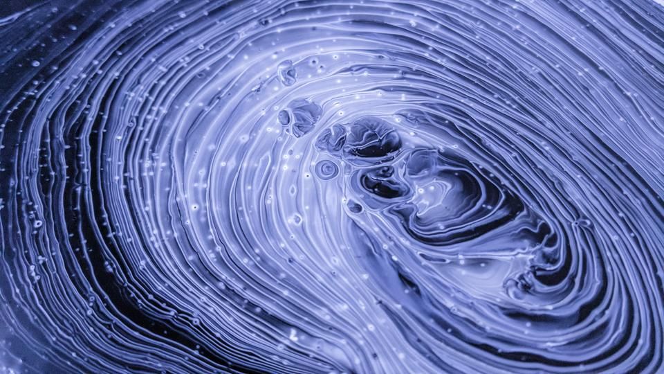 Ripples of water