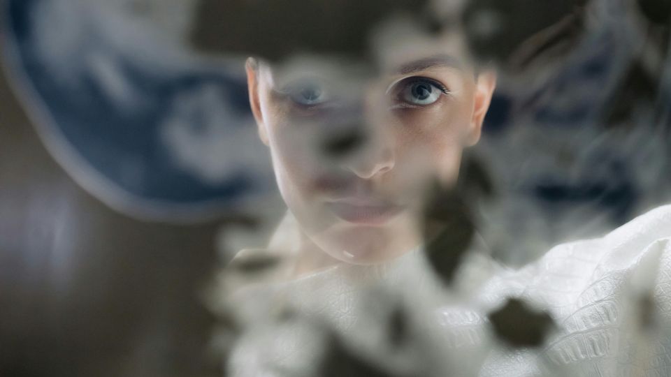 person examining x-ray