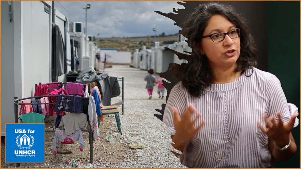 Seema Iyer and UNHCR