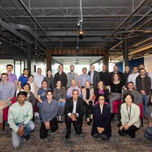 BI Team members posing as a group