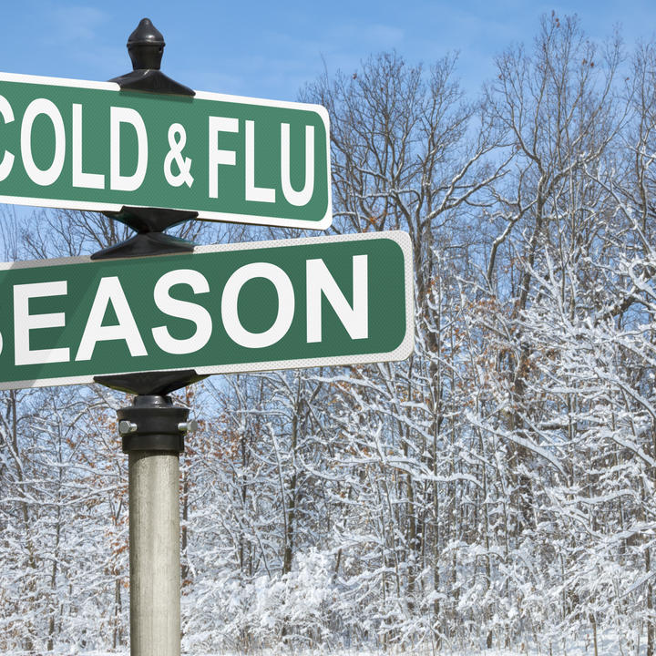 HAFFLPUFF project image, street signs that read cold & flu season